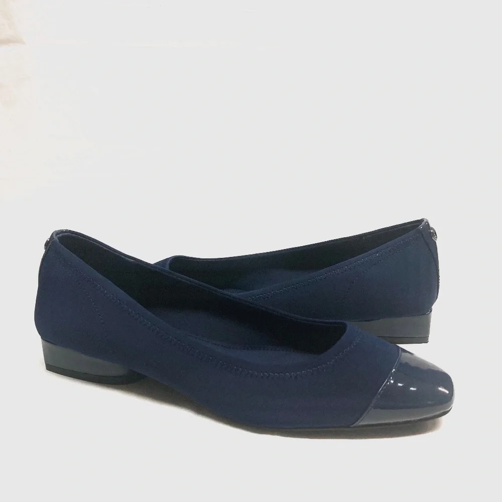 Anne Klein iflex Carlie Navy Dress Shoes - Picture 9 of 9